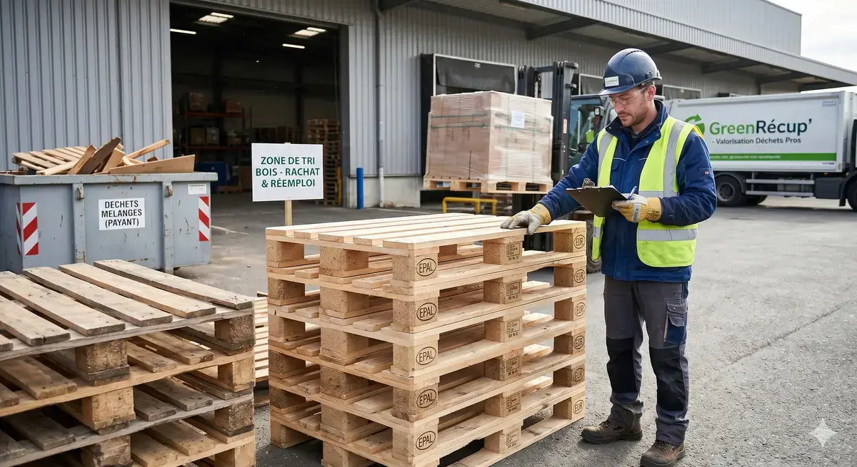 Rachat de bois et palettes professionnels